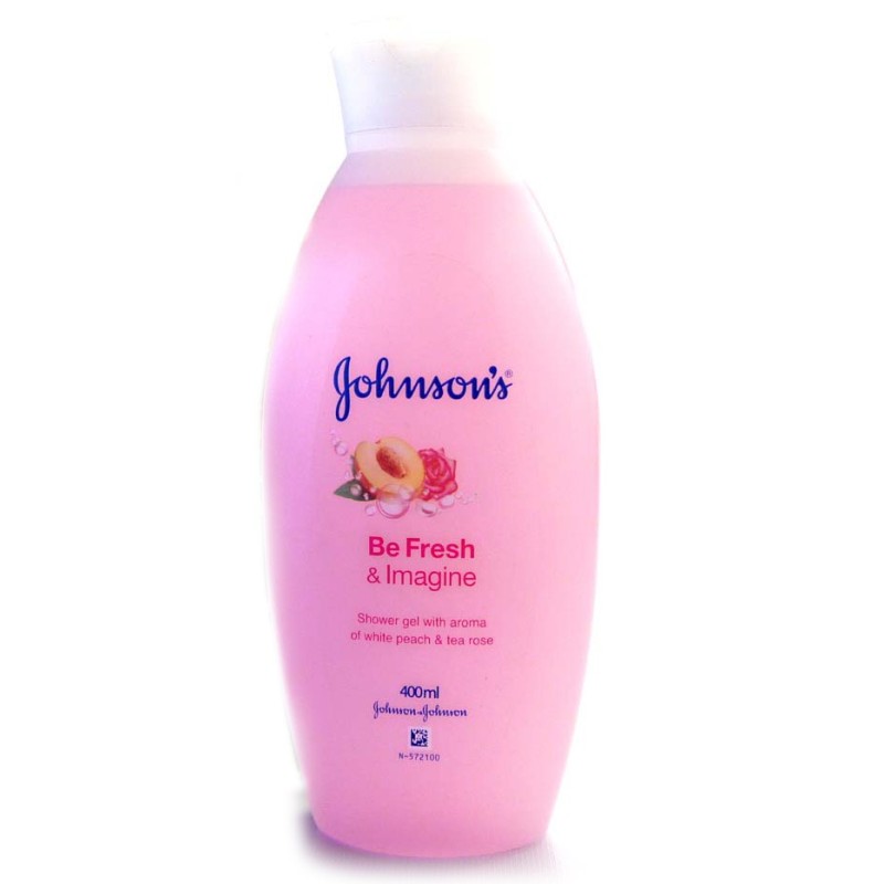 Johnson's be fresh and imagine shower gel white peach and tea rose 400ML - Medaid