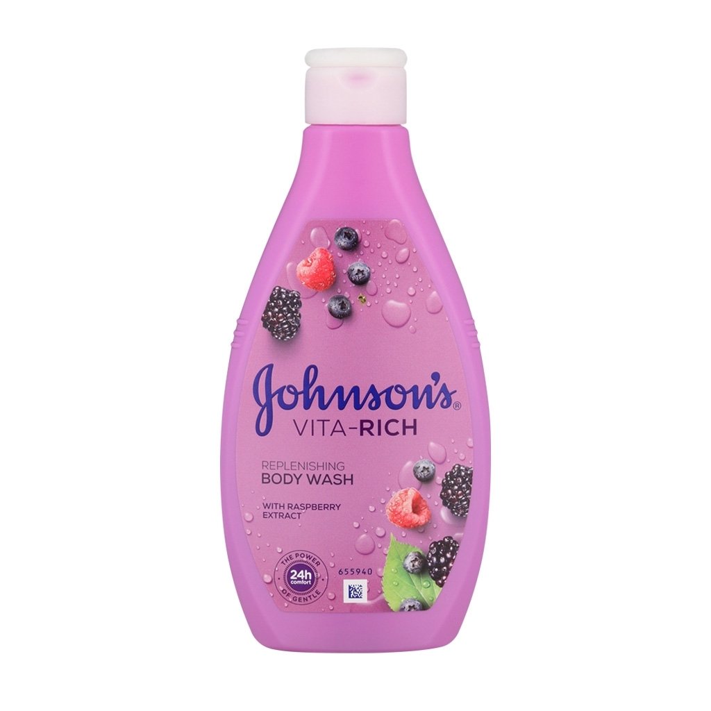 Johnson's Vita-rich Body Wash Replenishing Berry - 400 ml - Medaid