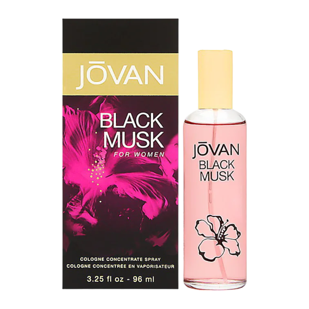 Jovan Black Musk Eau De Cologne Pour Femme - 96ml - Medaid