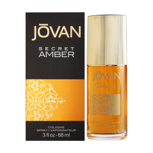 Jovan Secret Amber Eau De Cologne Pour Homme & Femme - 88ml - Medaid