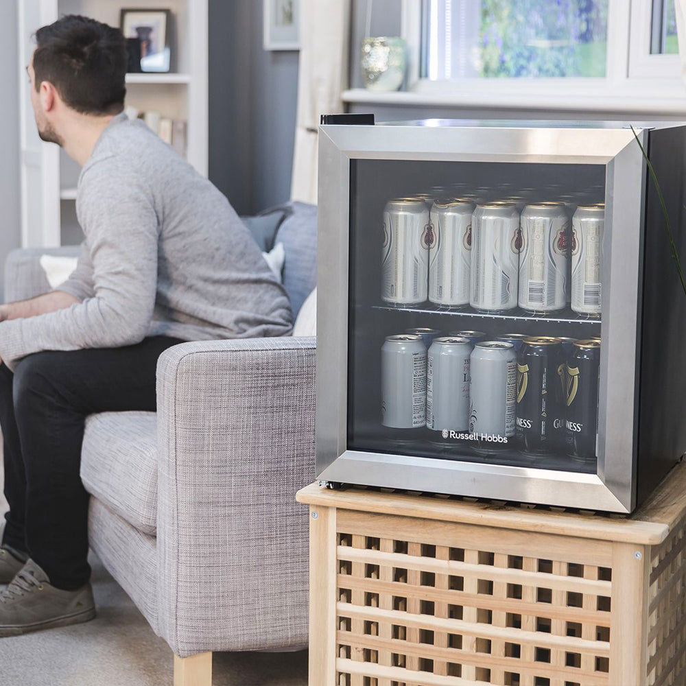 Russell Hobbs Stainless Steel Glass Door Wine Cooler - Medaid International