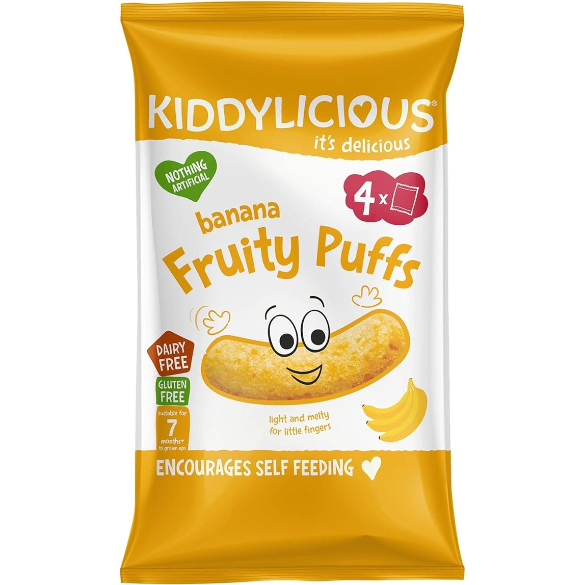 Kiddylicious Banana Fruity Puffs - Medaid - Lebanon