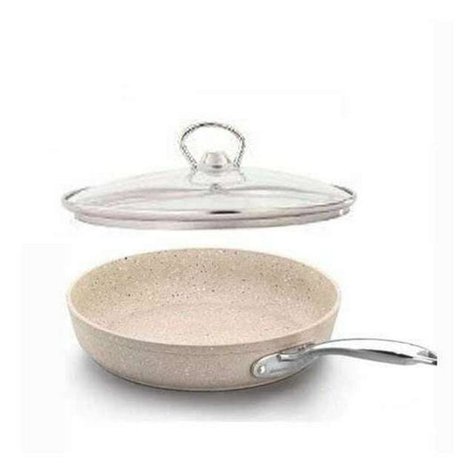 Granita Collection, Frying Pan With Glass Lid - Medaid International