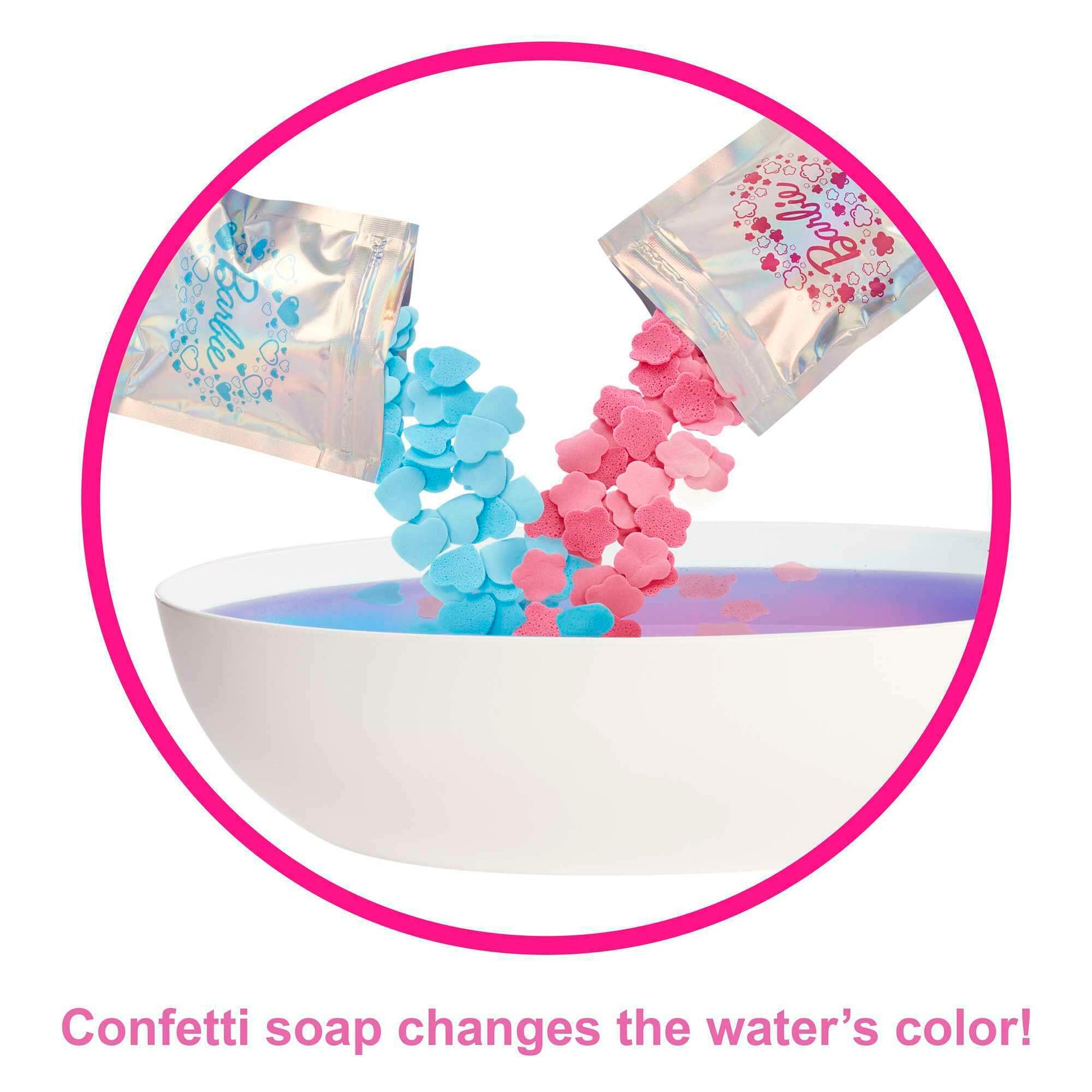 Doll & Bathtub Playset, Confetti Soap & Accessories - Medaid International