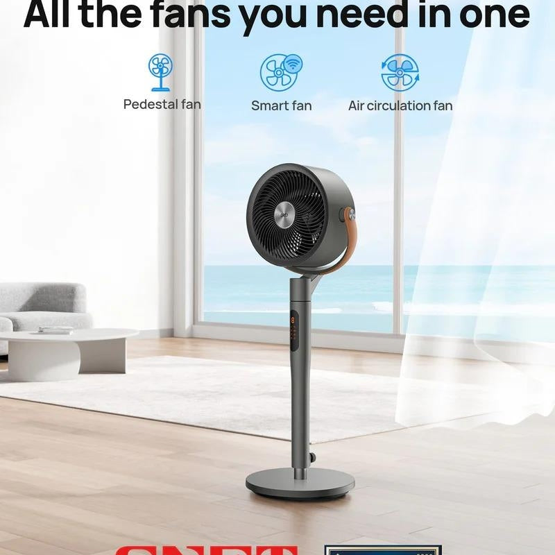 Smart Fan with Remote, Voice Control, Ultra Quiet, 120° Sweep, 105° Vertical Adjustment