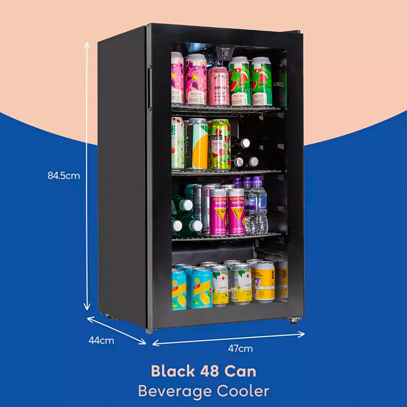 Russell Hobbs Freestanding Bottles Cooler Fridge, Black - Medaid International