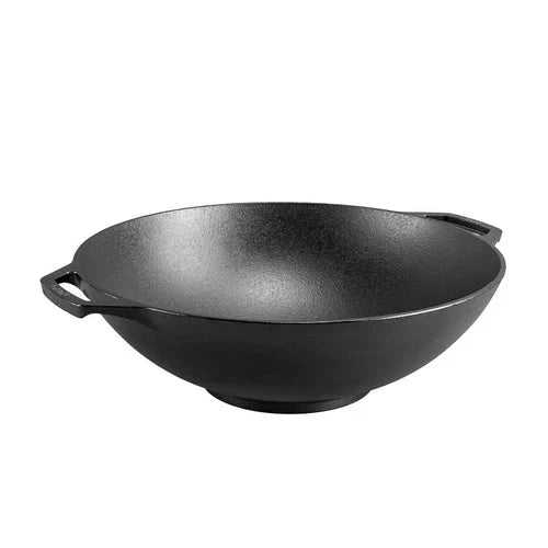36Cm Seasoned Cast Iron Wok - Medaid International