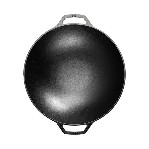 36Cm Seasoned Cast Iron Wok - Medaid International