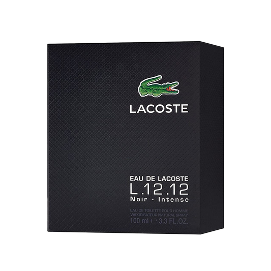 Lacoste L.12.12 Noir Intense Eau De Toilette Pour Homme - 100ml - Medaid