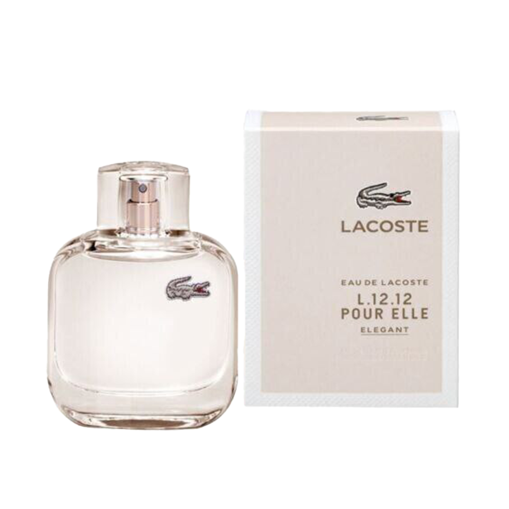 Lacoste L.12.12 Pour Elle Elegant Eau De Toilette Pour Femme - 90ml - Medaid