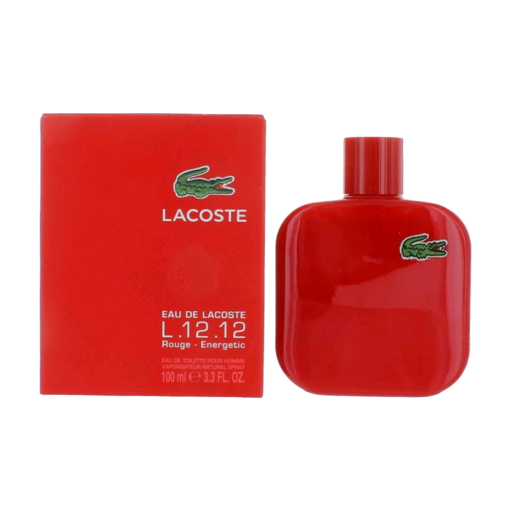 Lacoste L.12.12 Rouge Energetic Eau De Toilette Pour Homme - 100ml - Medaid