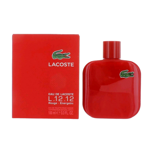 Lacoste L.12.12 Rouge Energetic Eau De Toilette Pour Homme - 100ml - Medaid