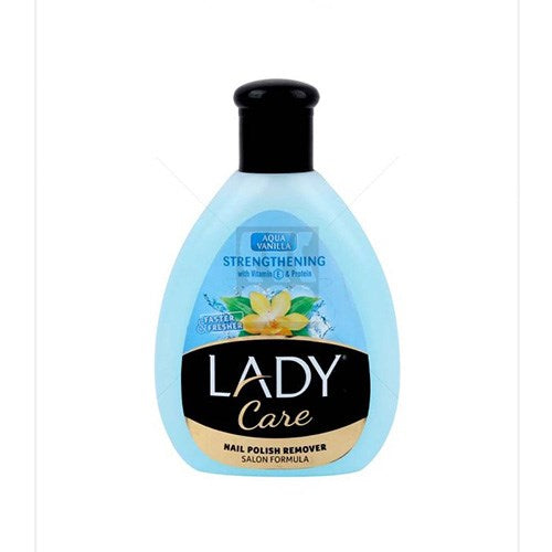 Lady care nail polish remover aqua vanilla 120ml - Medaid - Lebanon