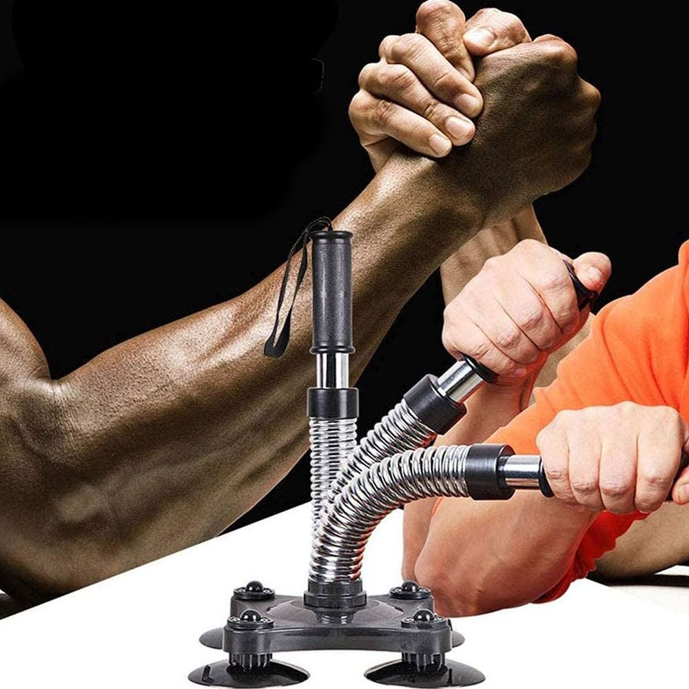 Arm Wrestling Trainer Workout Portable Resistance Spring Bar Forearm Trainer - Medaid International