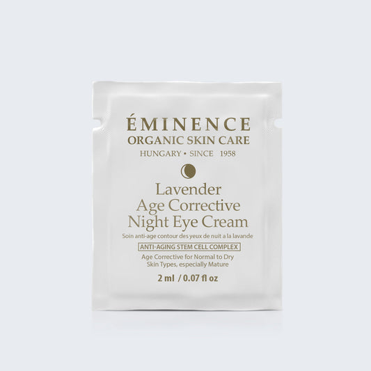 Eminence Organics Lavender Age Corrective Night Eye Cream Card Sample - Medaid International