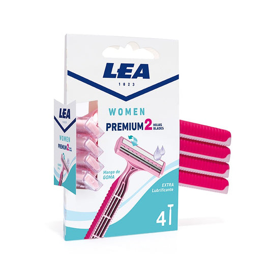 Lea Disposable Razor Lea Women Premium 2 Pack 4 Units - Medaid - Lebanon