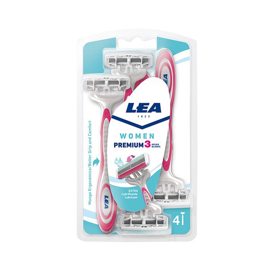 Lea Disposable Razor Lea Women Premium 3 Pack 4 Units - Medaid - Lebanon