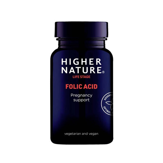 Higher Nature Folic Acid Pregnancy Support 90 Tablets - Medaid International