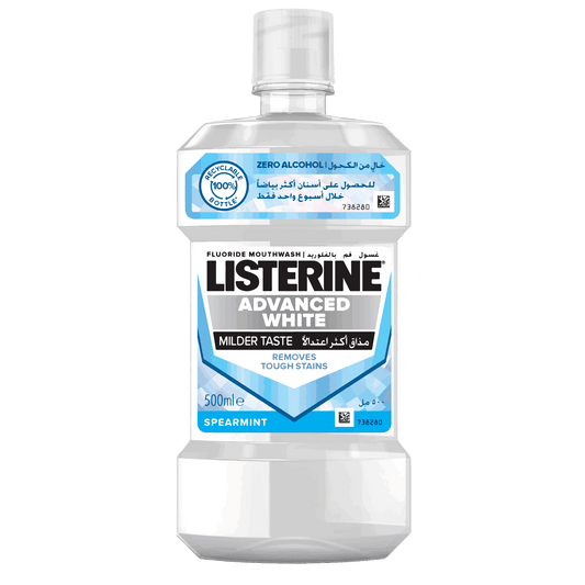 Advanced White Milder Taste Mouthwash - Medaid International
