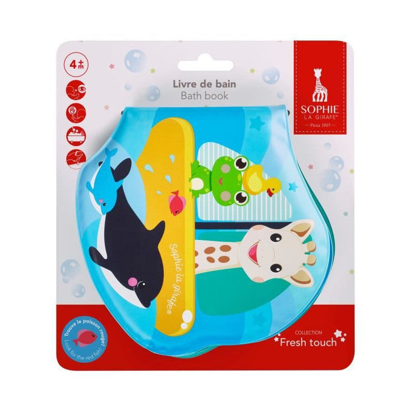 Sophie La Girafe - Bath Book Fresh Touch Collection - Medaid International