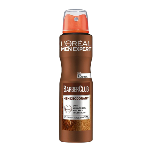 L'Oréal Men Expert Barberclub 48H Spray Deodorant - 150ml - Medaid