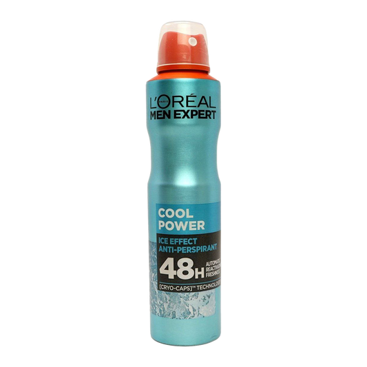 L'Oréal Men Expert Cool Powder 48H Spray Deodorant - 150ml - Medaid