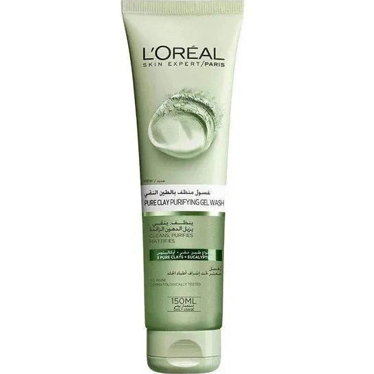 L’Oreal Paris – DE Pure Clay Foam Wash Green Purifying 150Ml - Medaid - Lebanon