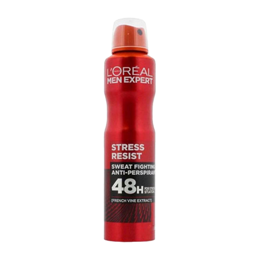 L'Oréal Men Expert Stress Resist 48H Spray Deodorant - 150ml - Medaid