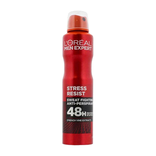 L'Oréal Men Expert Stress Resist 48H Spray Deodorant - 150ml - Medaid