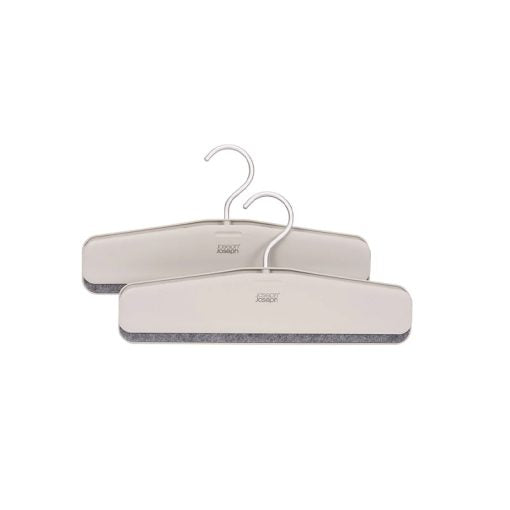Joseph Joseph Orderly™ Easy-grip Set of 2 Ecru Skirt & Trouser Hangers - Medaid International