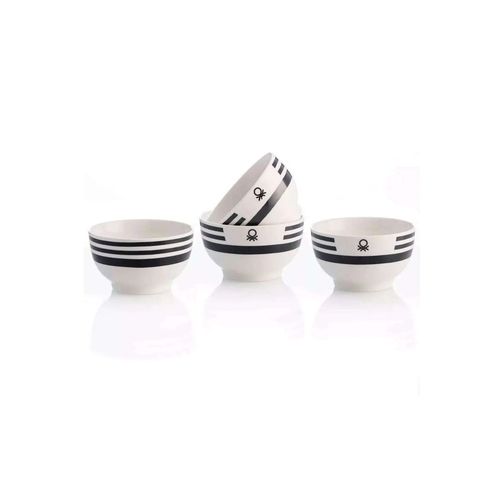 Black&White Collection, Set of 4 Bowls - Medaid International