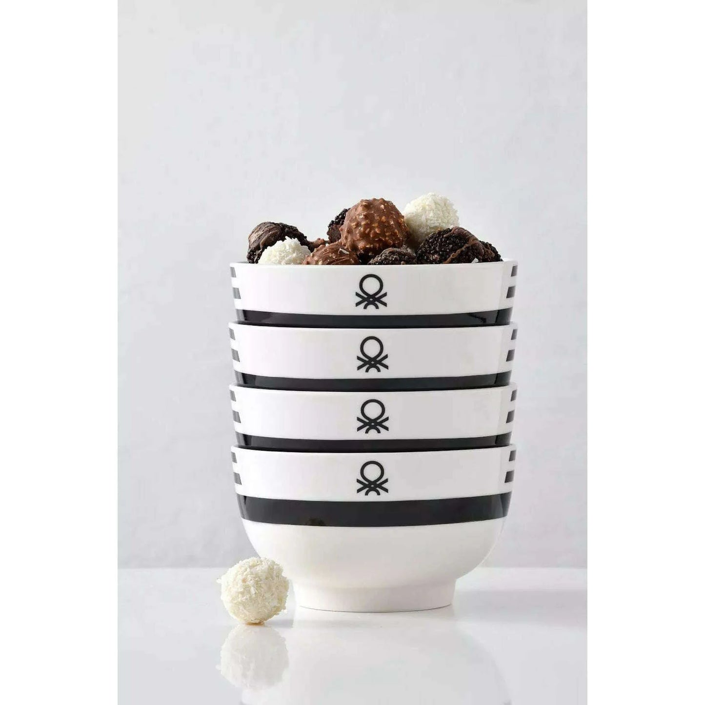 Black&White Collection, Set of 4 Bowls - Medaid International