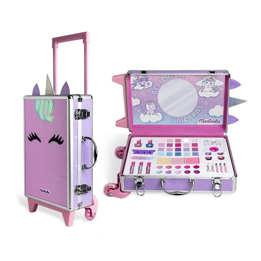 Unicorn Trolley Suitcase Make-Up Set - Medaid International