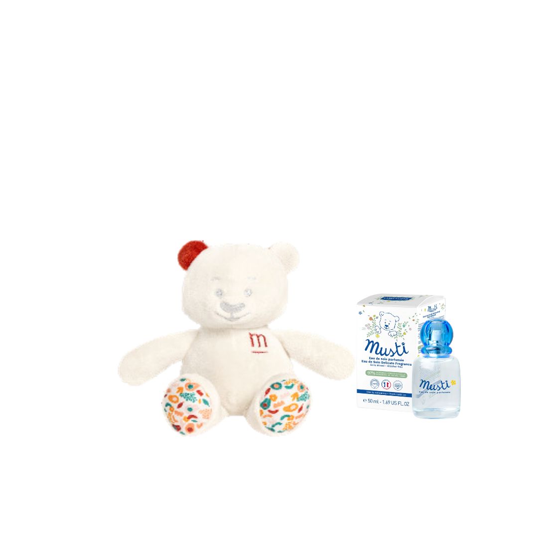 Mustela Musti With Toy Musti Terracota Set - Medaid