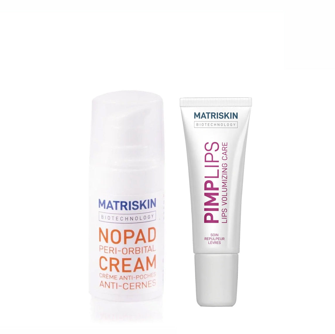 20% OFF: Matriskin Nopad Peri-Orbital Eye Cream For Puffiness + Matriskin Pimplips | Lip volumizing care - Medaid