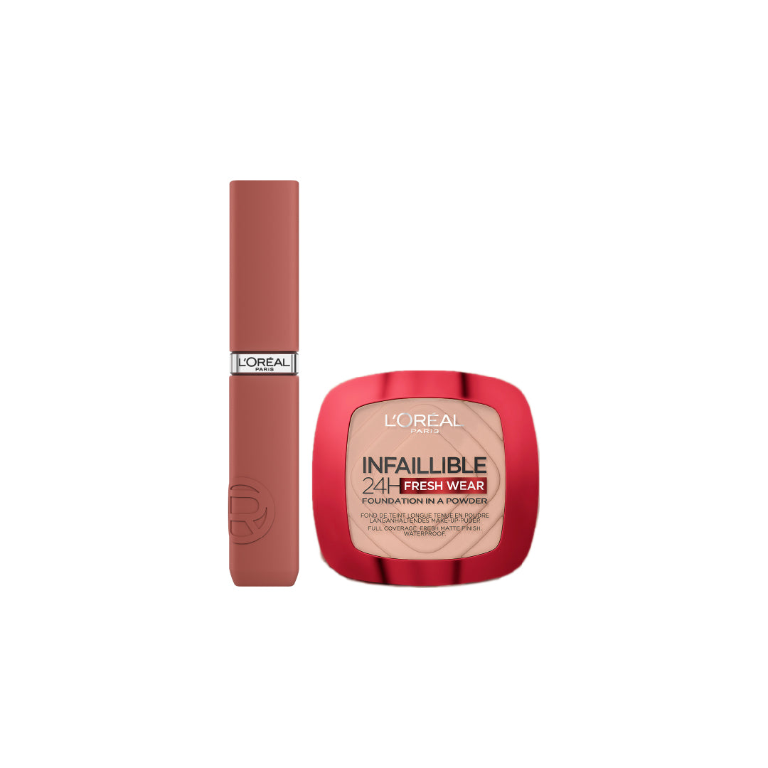 L’Oréal Paris Infallible Lipstick And Powder Bundle At 20% Off