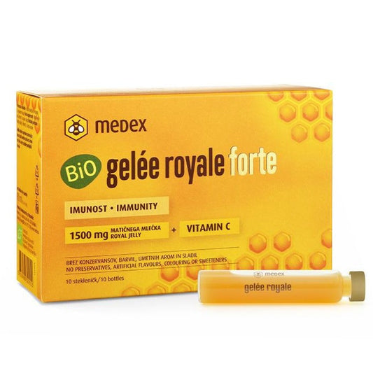 Medex Bio Gelée Royale Forte 10 bottles - 9 ml - Medaid - Lebanon