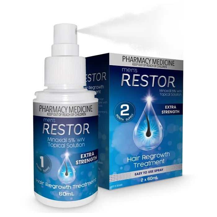 Men's Restor Extra Strength Spray - 2 Month Supply - Medaid International