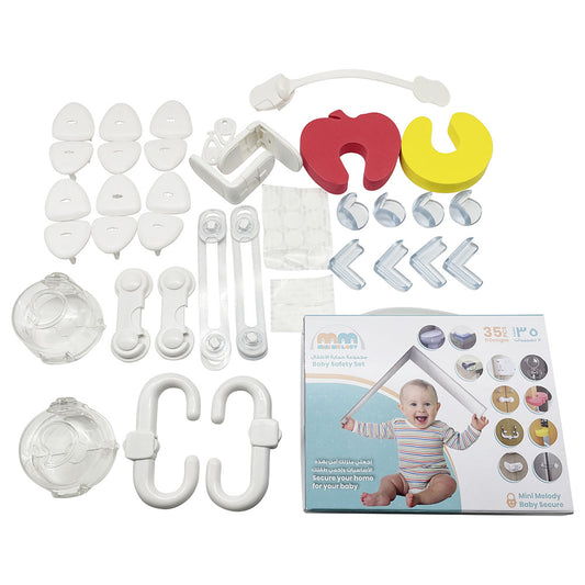 Mini Melody baby safety set - 35 pieces - Childproofing - Medaid - Lebanon
