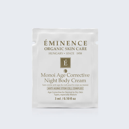 Eminence Organics Monoi Age Corrective Night Body Cream Card Sample - Medaid