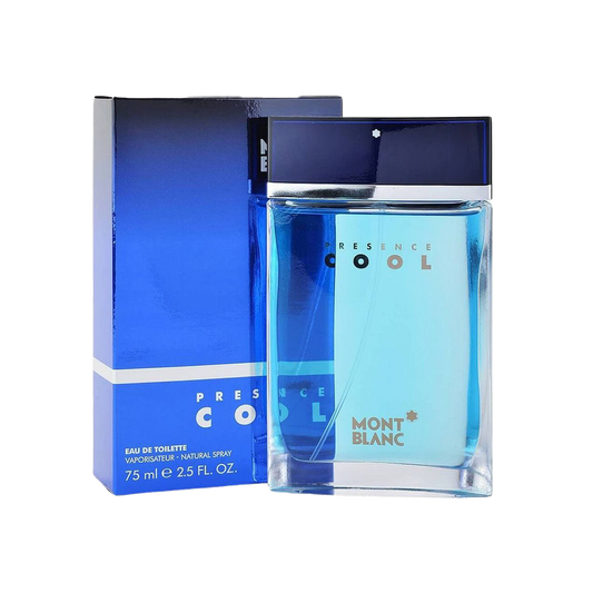 Mont Blanc Presence Cool Eau De Toilette Pour Homme - 75ml - Medaid
