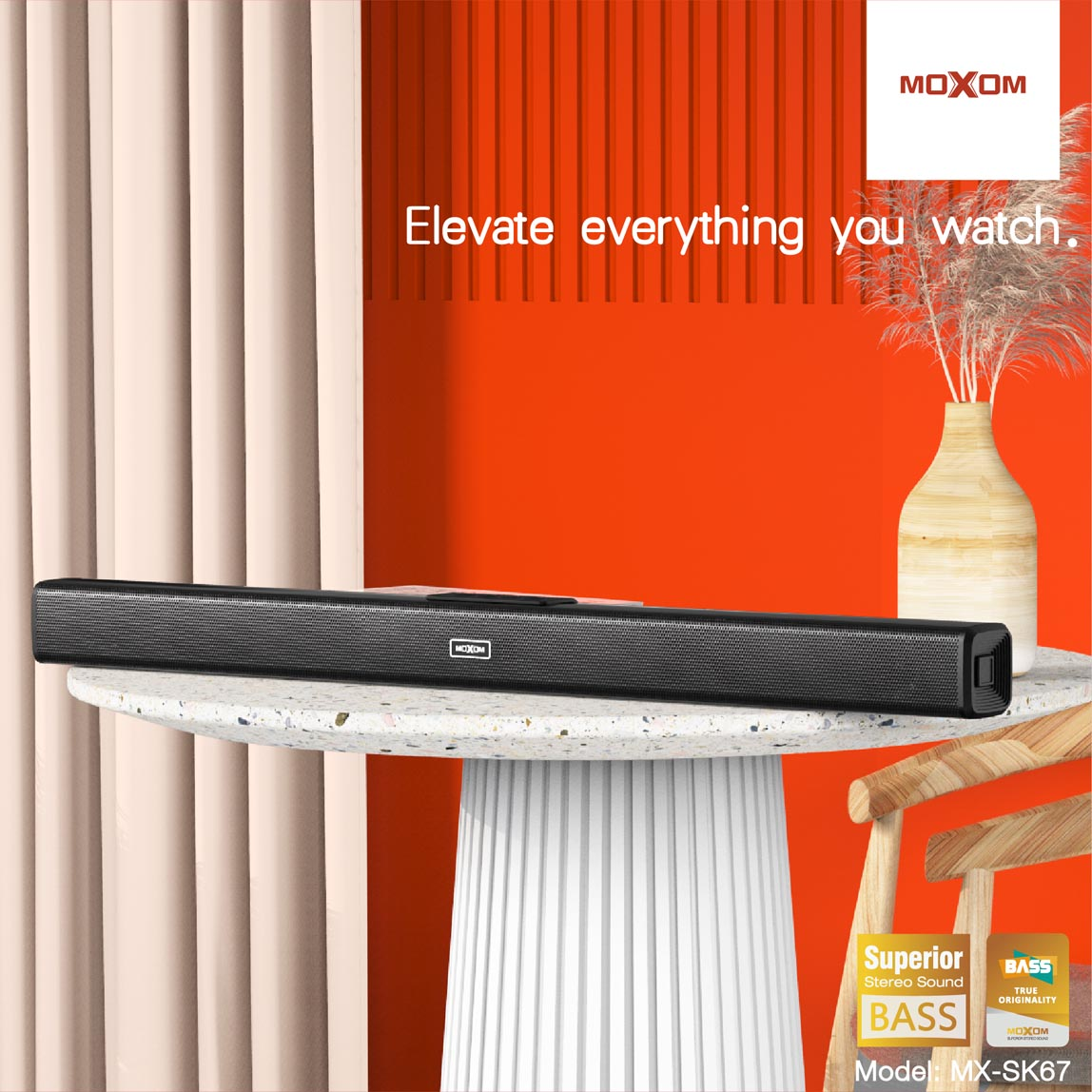 Moxom MX-SK67 Frigate Wireless TWS Home Soundbar - Medaid International
