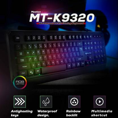 MEETION  Wired RGB Gaming Keyboard MT-K9320 - Medaid International