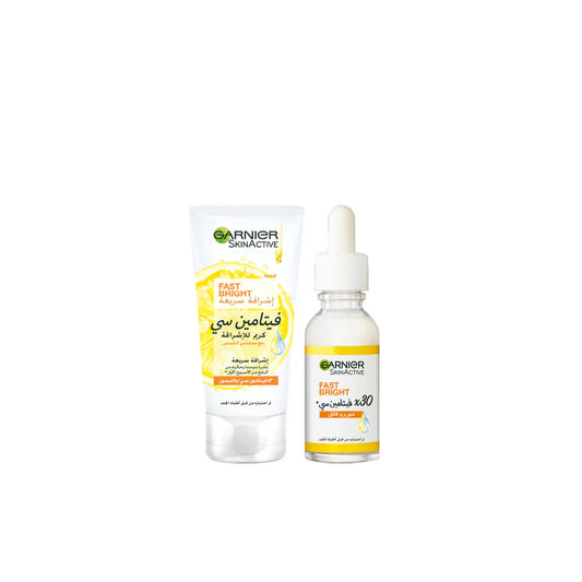 GARNIER FAST BRIGHT BOOSTER SERUM AND DAY CREAM BUNDLE - Medaid