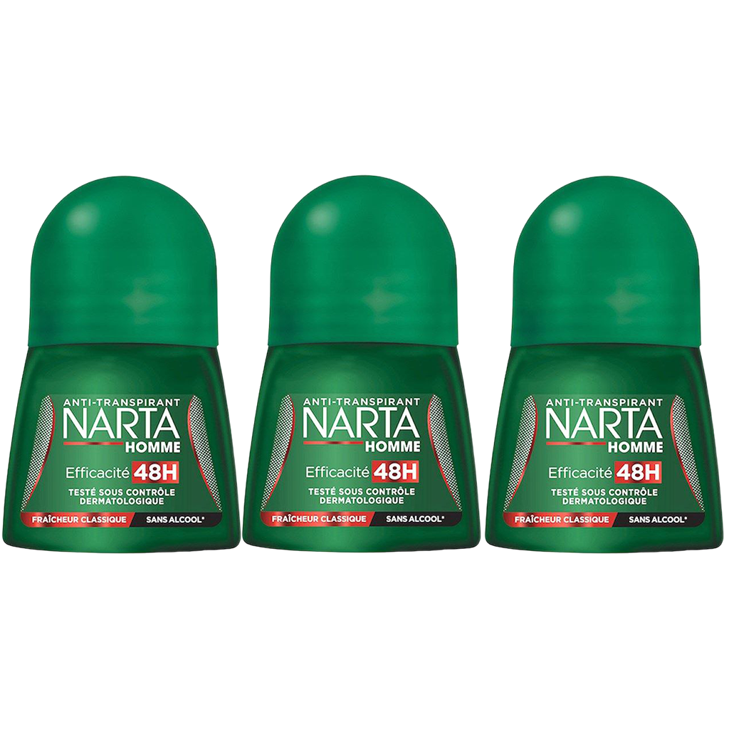 Narta Deodorant Stick Pour Homme - Pack of 3 - Medaid