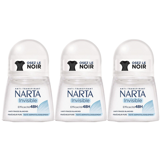 Narta Invisible Deodorant Stick Pour Femme - Pack of 3 - Medaid