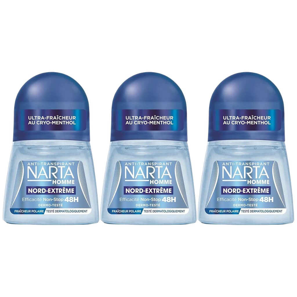 Narta Nord Extreme Deodorant Stick Pour Homme - Pack of 3 - Medaid