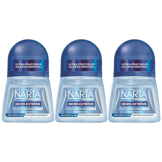 Narta Nord Extreme Deodorant Stick Pour Homme - Pack of 3 - Medaid