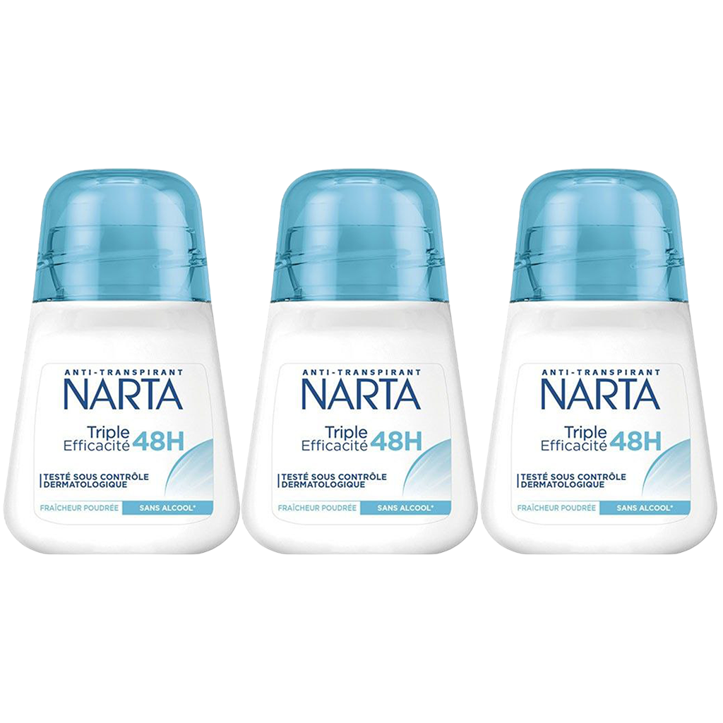 Narta Triple Effect Deodorant Stick Pour Femme - Pack of 3 - Medaid