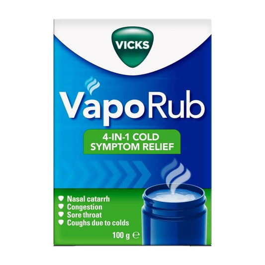 Vicks Vapo Rub 4 in 1 cold symptom relief - 100g - Medaid International
